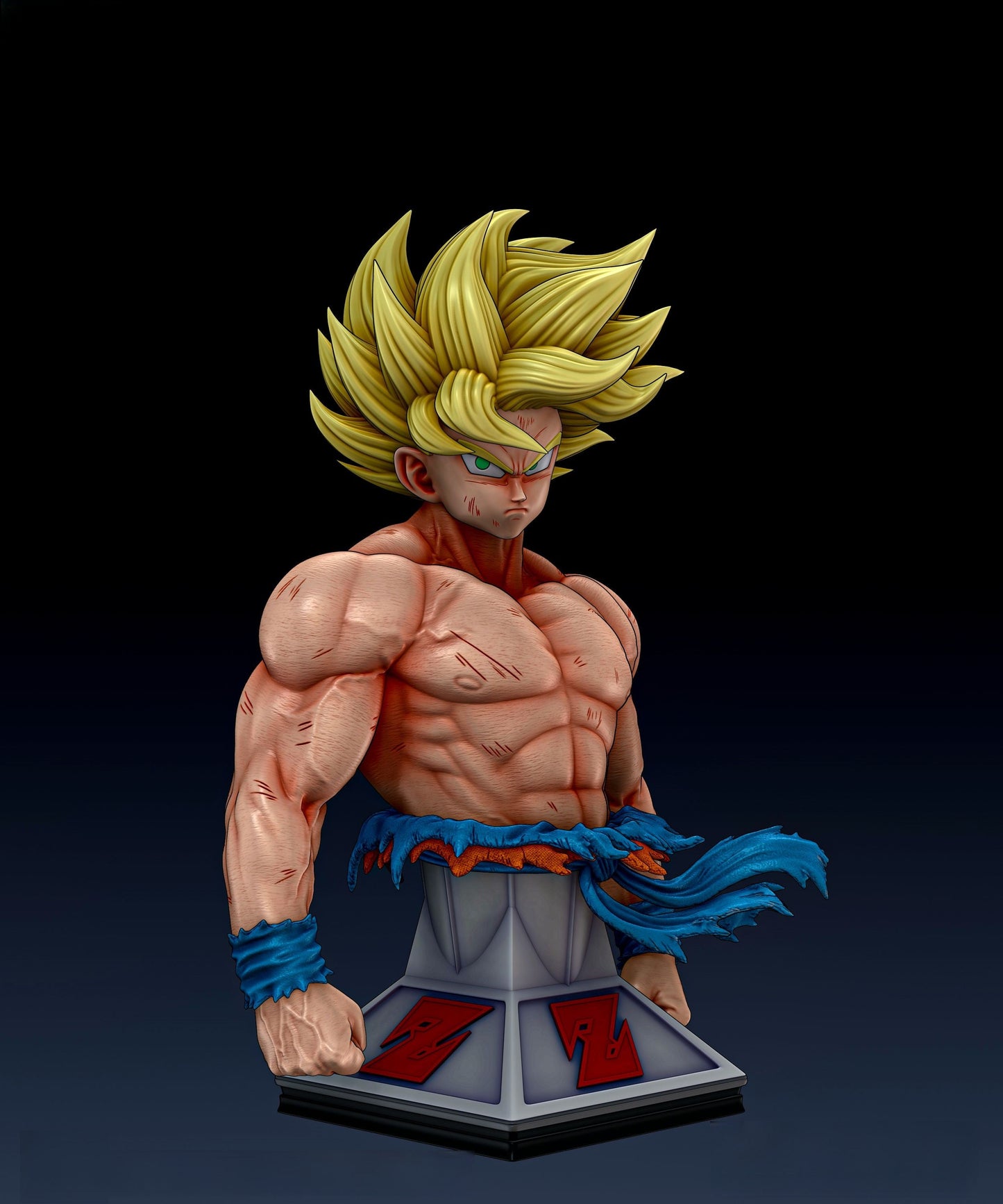 1249 Super Saiyan Goku -  Dragon Ball Z  - STL 3D Print Files