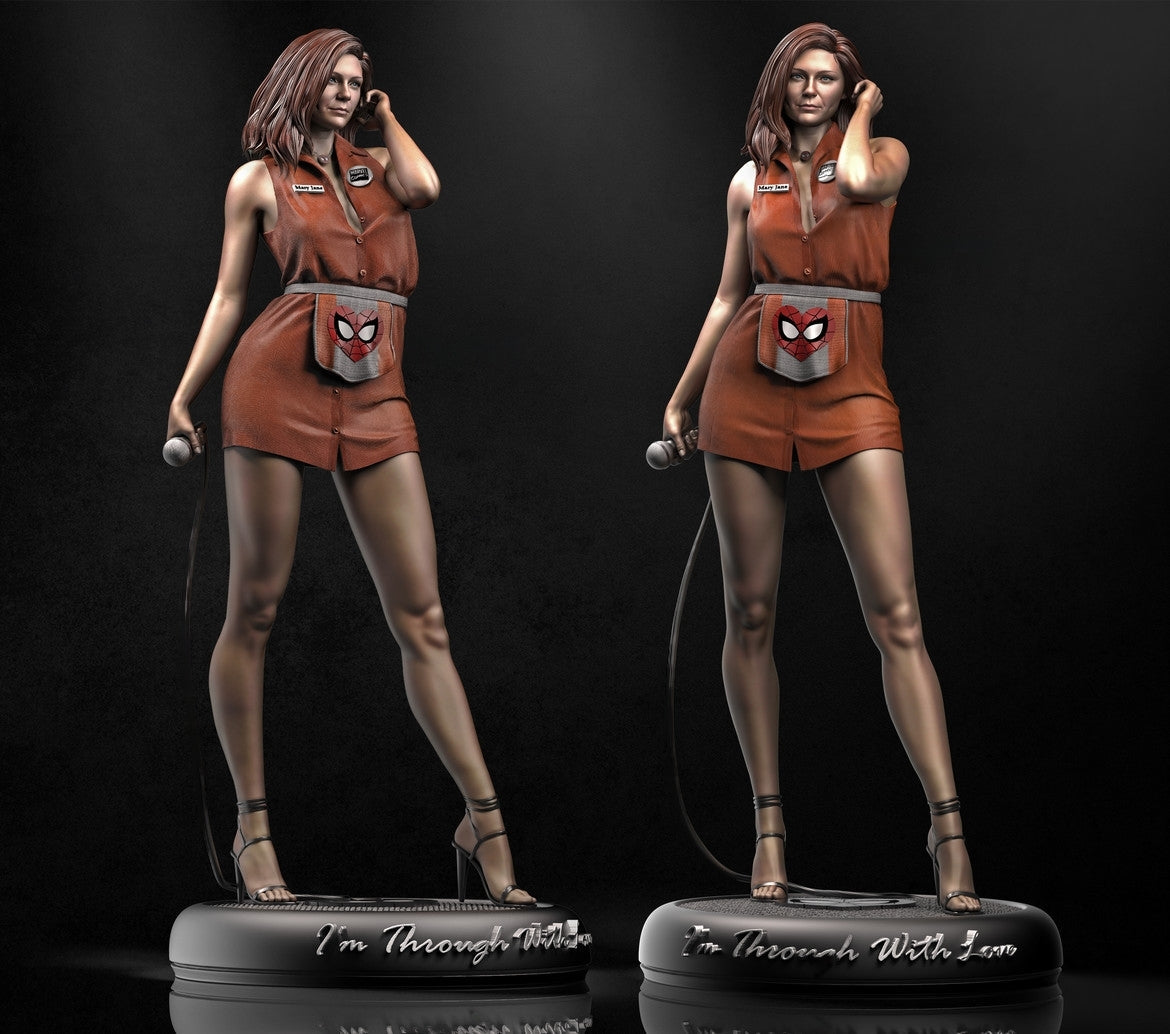 Mary Jane Watson NSFW  - STL 3D Print Files