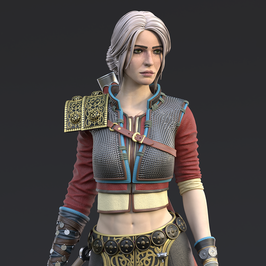 Ciri - The Witcher 3 - STL 3D Print Files