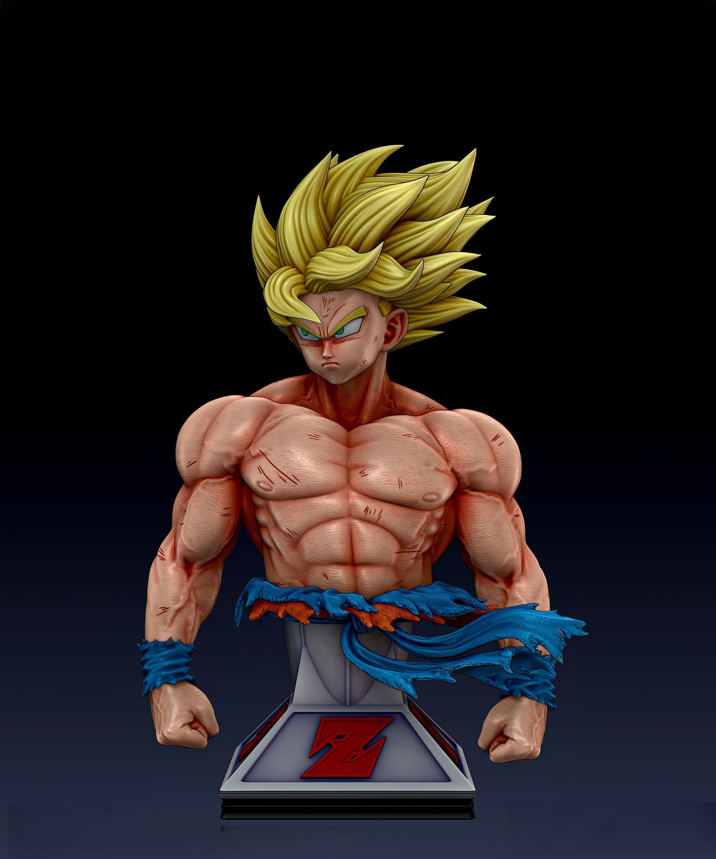 1249 Super Saiyan Goku -  Dragon Ball Z  - STL 3D Print Files