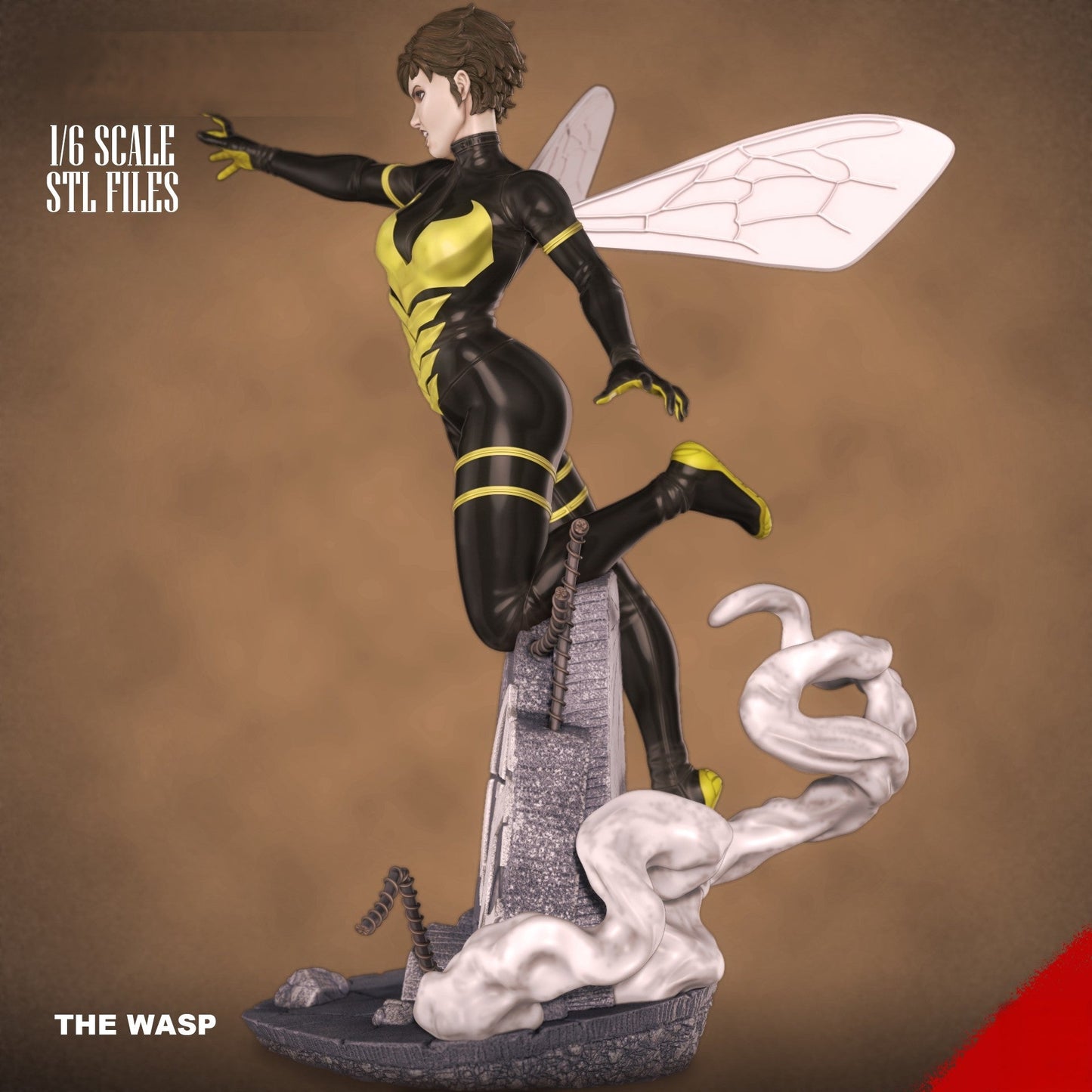 The Wasp - Marvel Comics - STL 3D Print Files