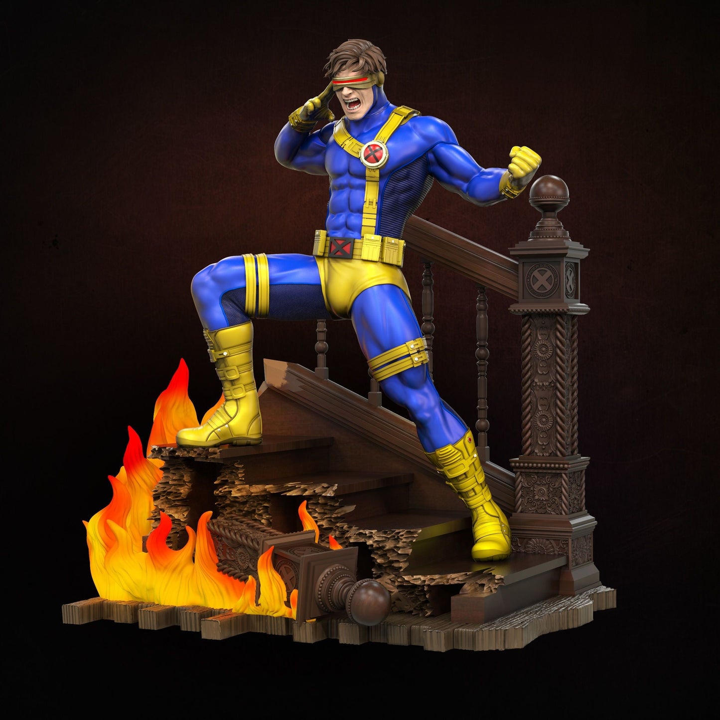 Cyclops Comic - X-MEN - STL 3D Print Files