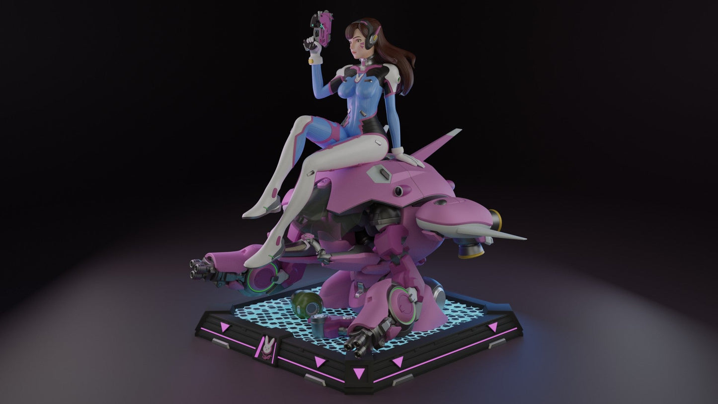 D.Va NSFW - Overwatch  - STL 3D Print Files