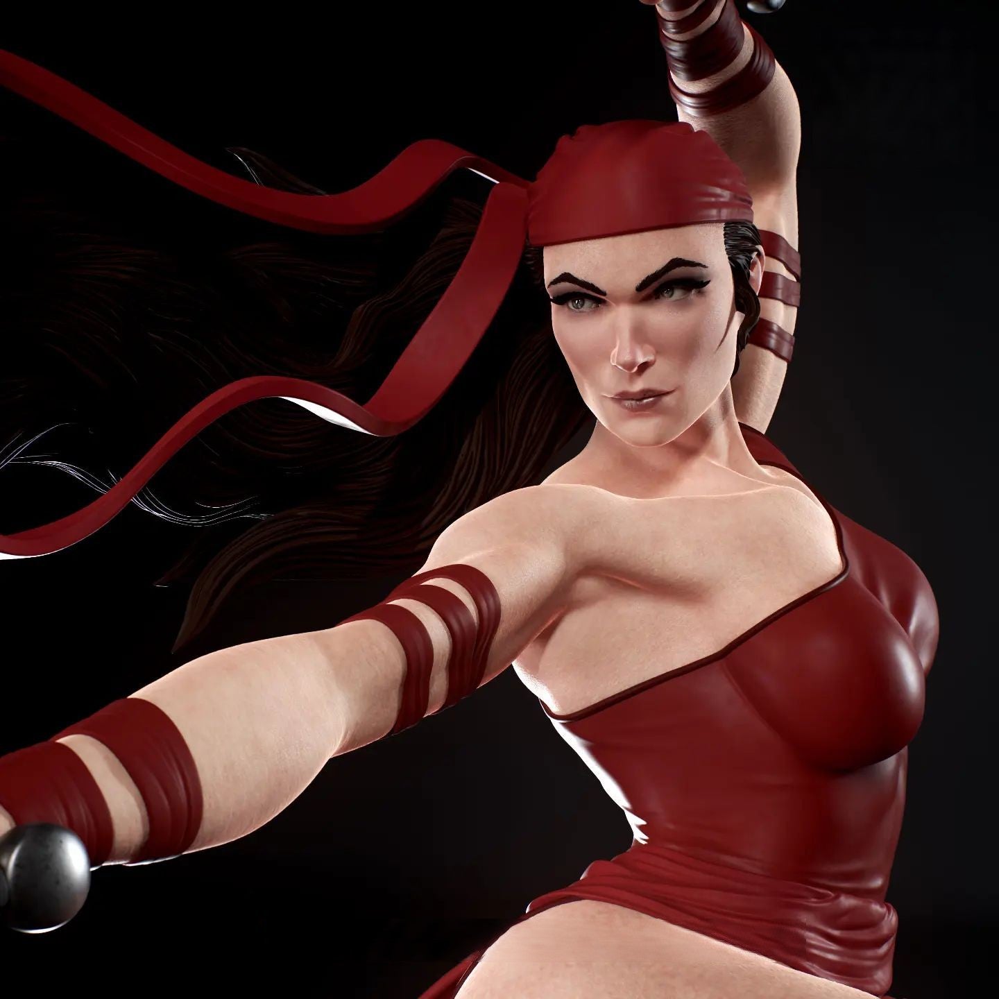 1510 Elektra - Marvel Comics - STL 3D Print Files