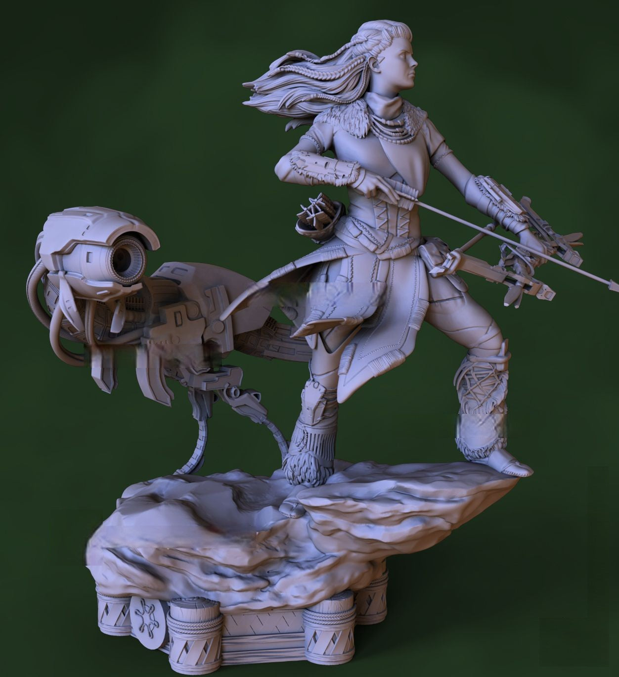 2016 Aloy - Horizon Zero Dawn - STL 3D Print Files