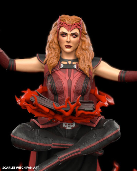 1423 WANDA - SCARLET WITCH - STL 3D Print Files