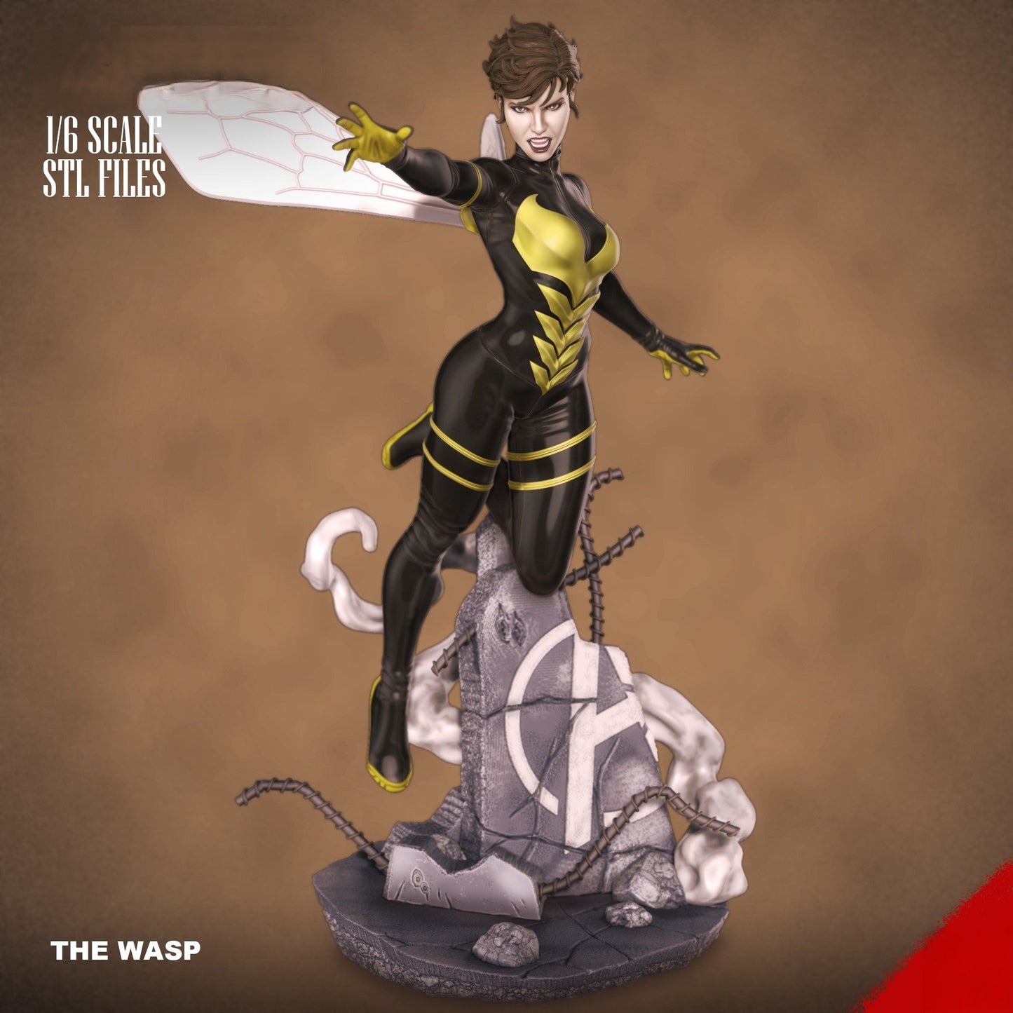 The Wasp - Marvel Comics - STL 3D Print Files