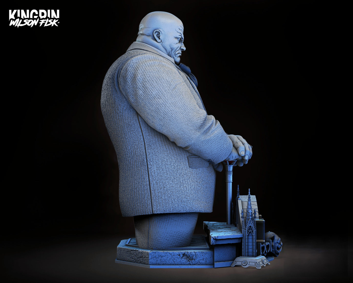 Kingpin Sculpture & Bust - Marvel Comics - STL 3D Print Files