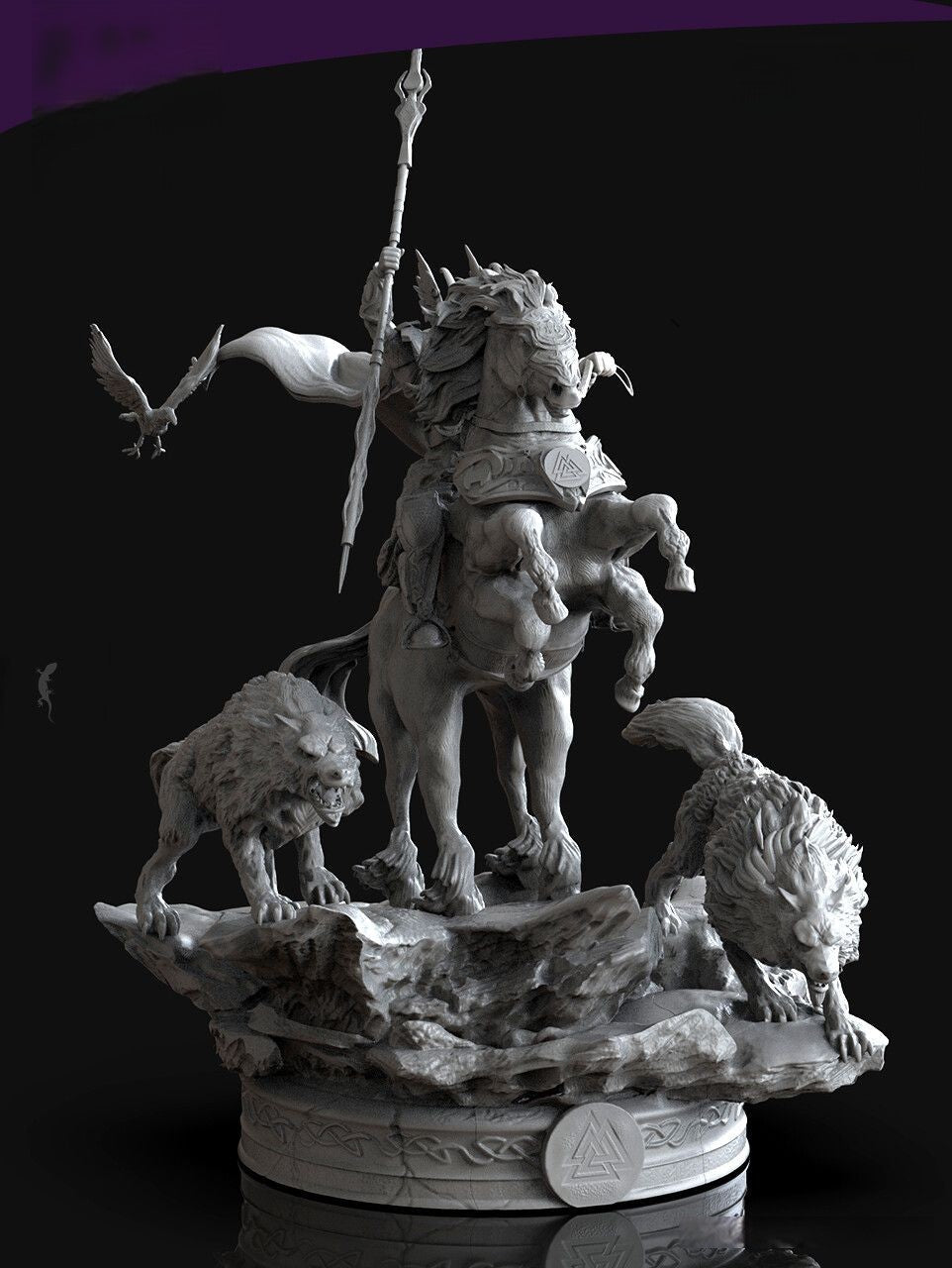 Odin and Sleipnir  - STL 3D Print Files