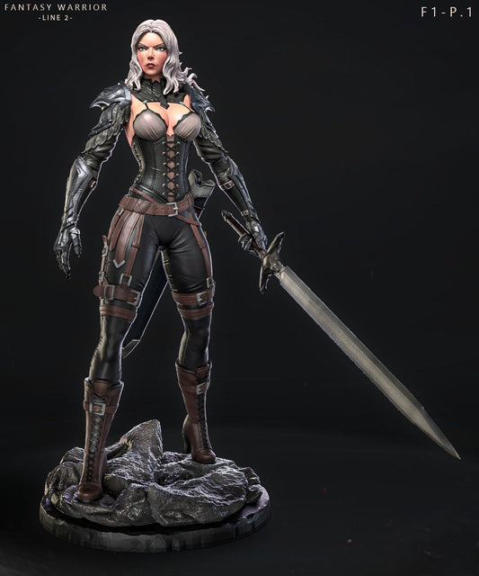 Fantasy Warrior - Rialet  - STL 3D Print Files