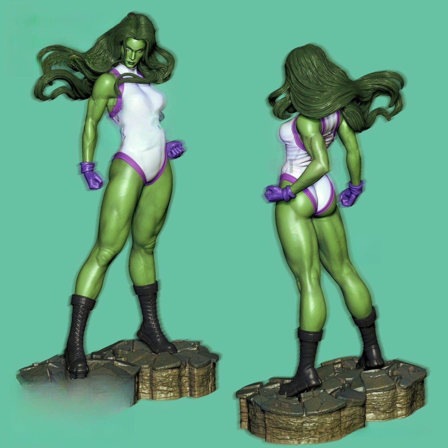 1438 She-Hulk - Marvel Comics - STL 3D Print Files