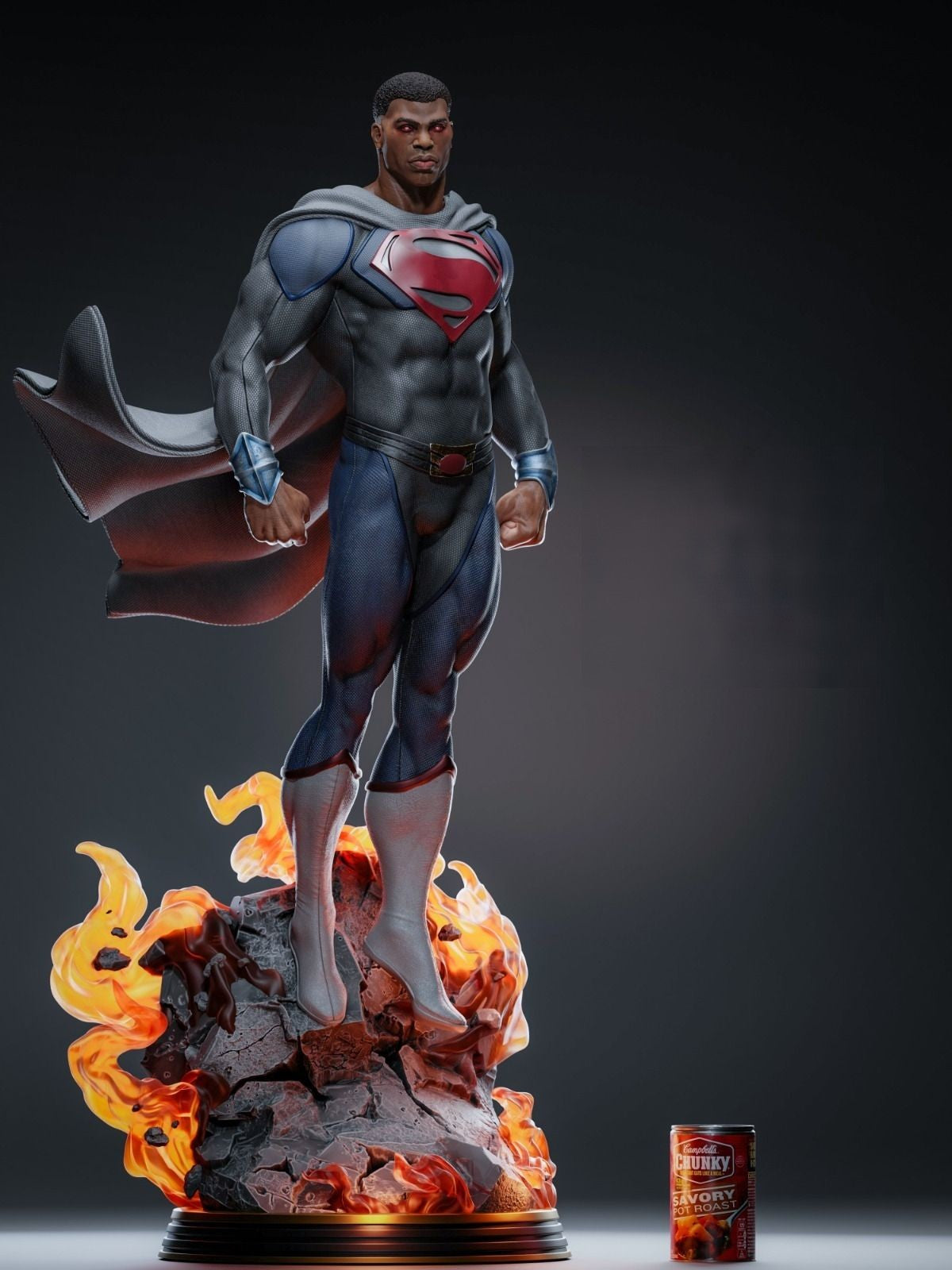 Val-Zod -Black Superman - DC Comics - STL 3D Print Files