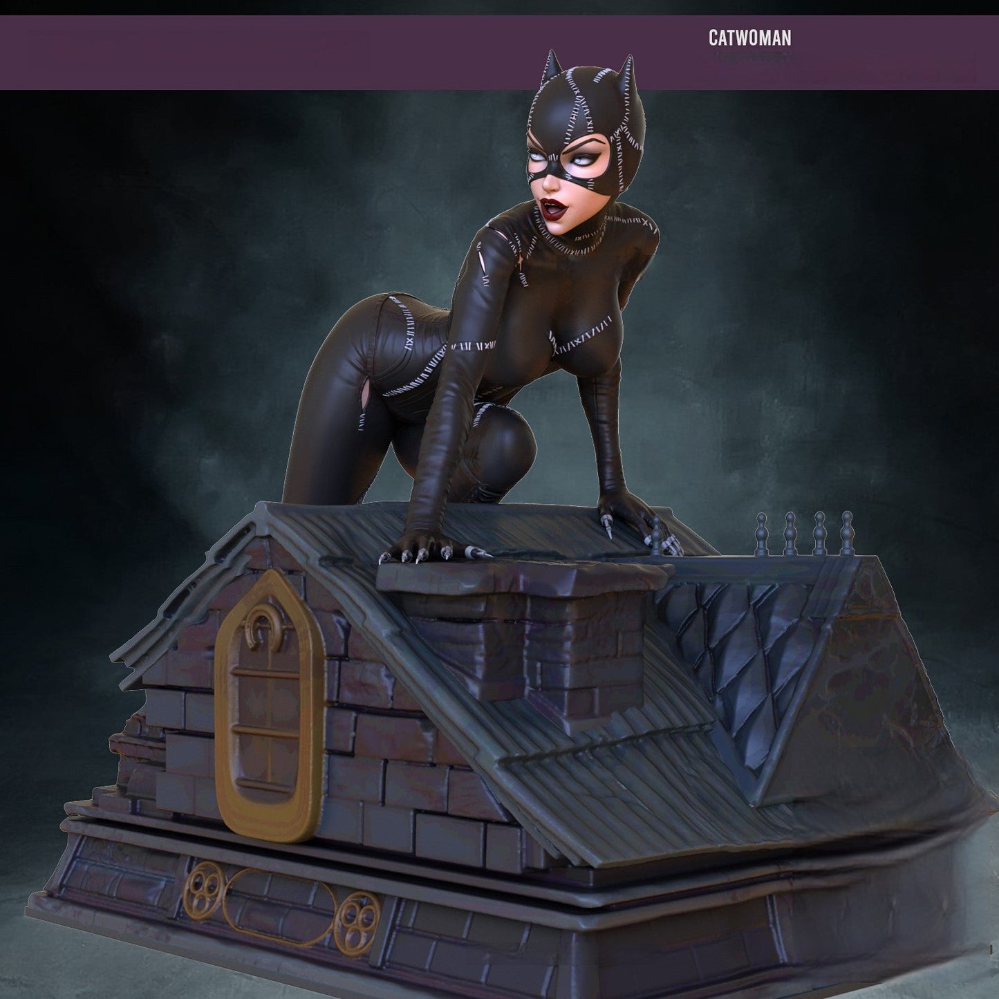 Catwoman NSFW and Batman - DC Comics - STL 3D Print Files