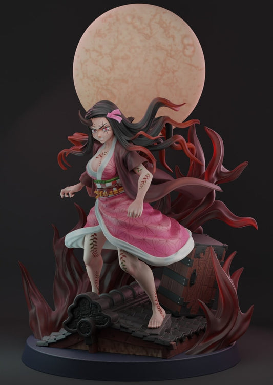 1281 Nezuko Kamado - Kimetsu no Yaiba - STL 3D Print Files