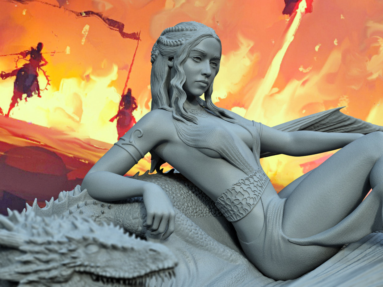 Daenerys Targaryen NSFW - Game of Thrones - STL 3D Print Files