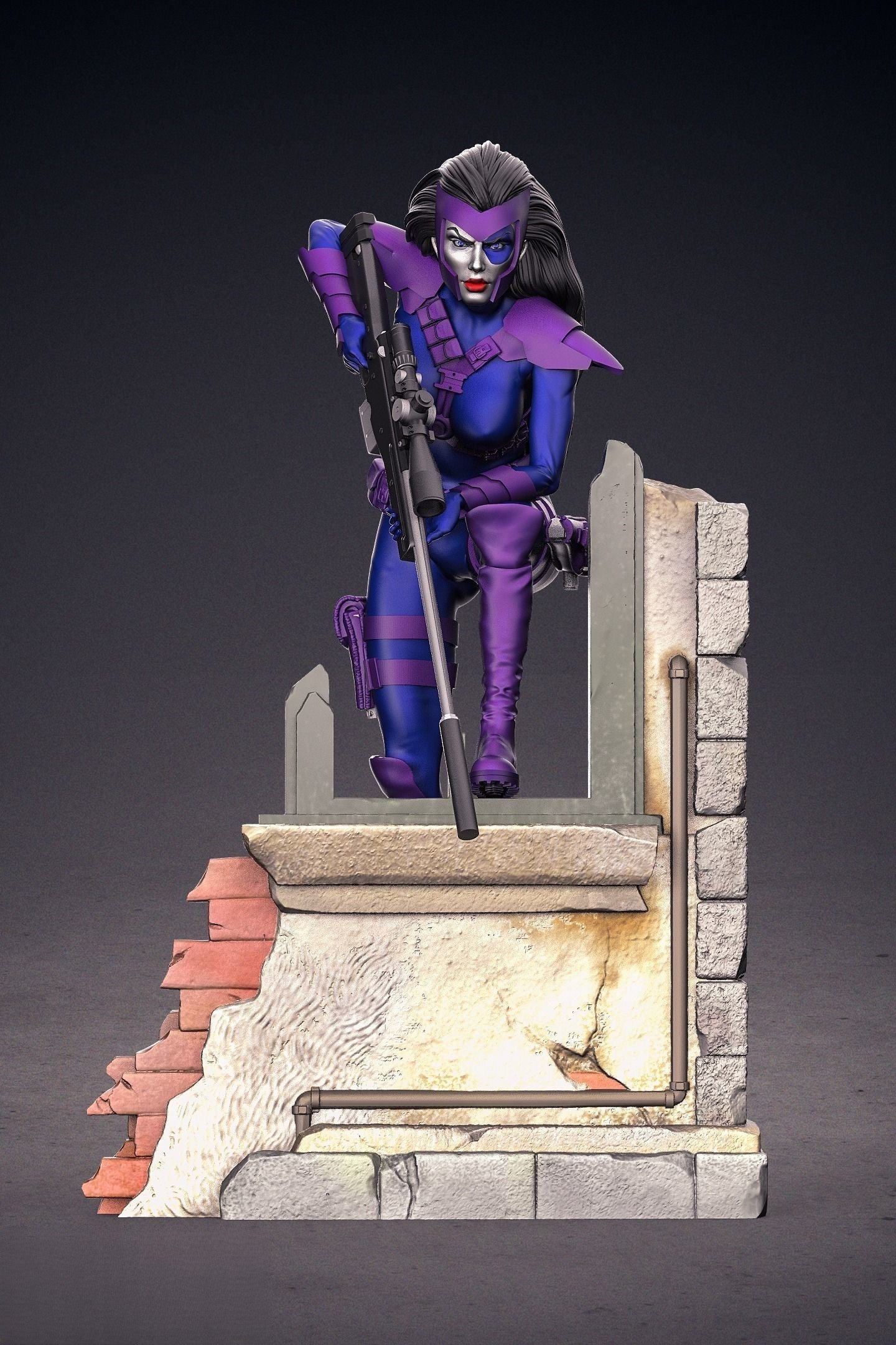 1538 Domino - Marvel Comics - STL 3D Print Files