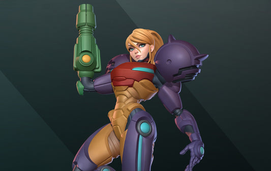 1304 Samus Aran Gravity Suit - Metroid - STL 3D Print Files