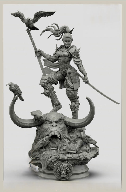 Lady Samurai Warrior NSFW- STL - 3d Print Files