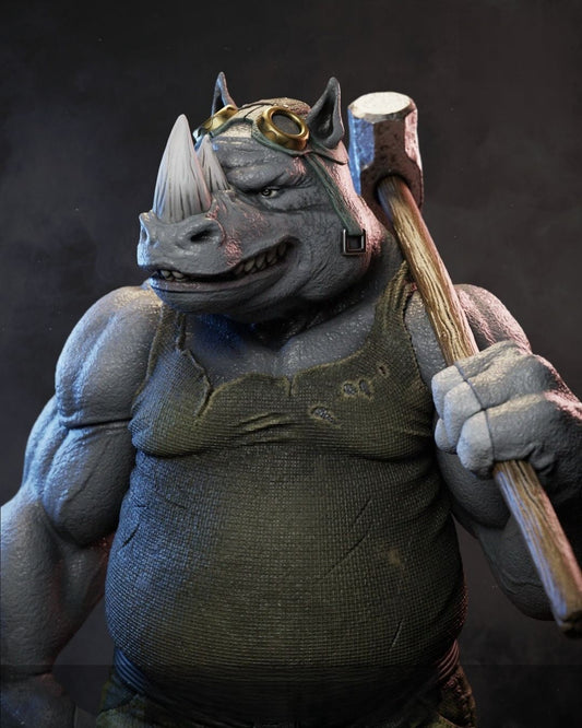 Rocksteady - TMNT - STL 3D Print Files