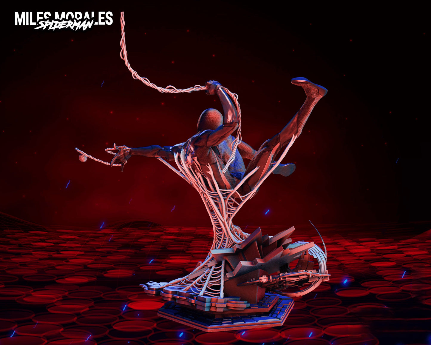 1490 Miles Morales - Spider-Man - STL 3D Print Files