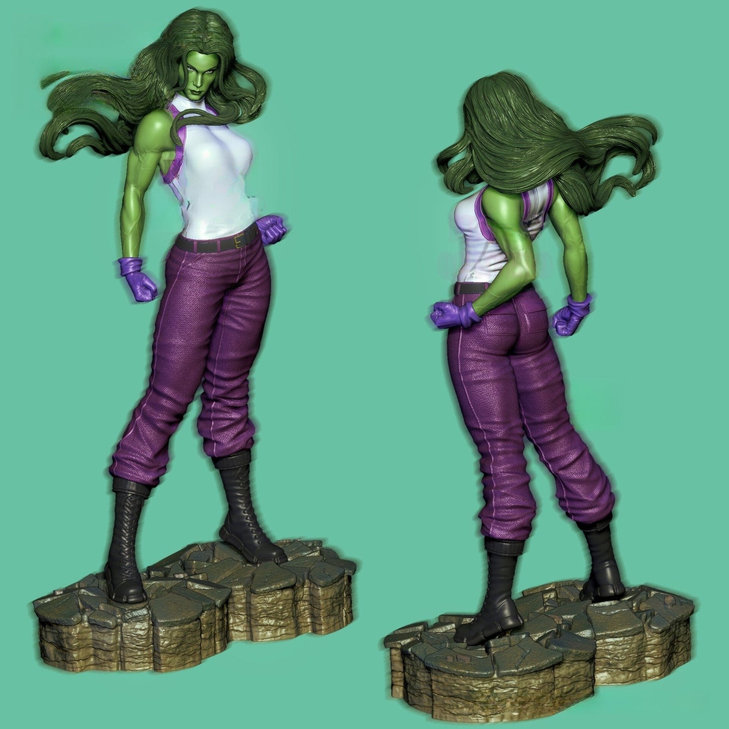 1438 She-Hulk - Marvel Comics - STL 3D Print Files