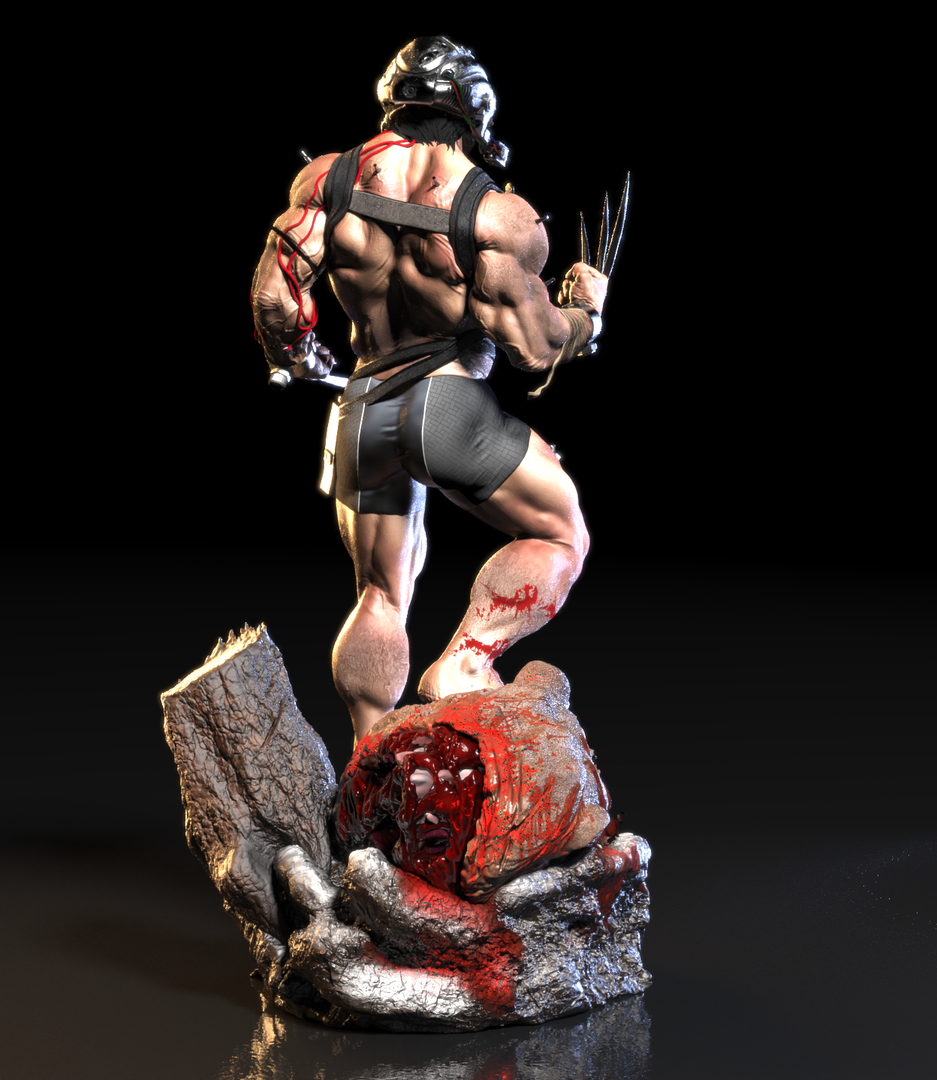 1436 Weapon X - Wolverine - STL 3D Print Files