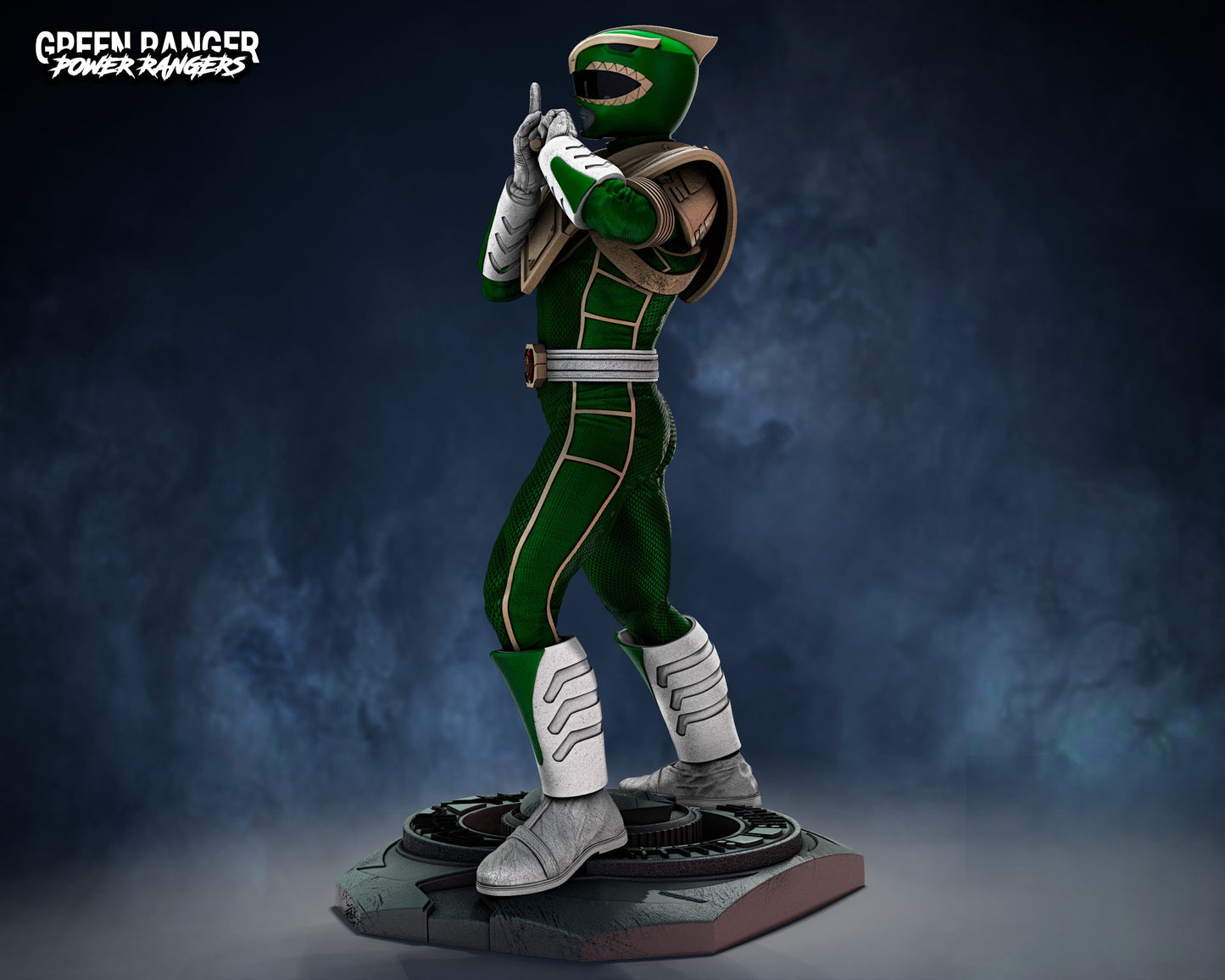 Green Ranger - Power Ranger  - STL 3D Print Files