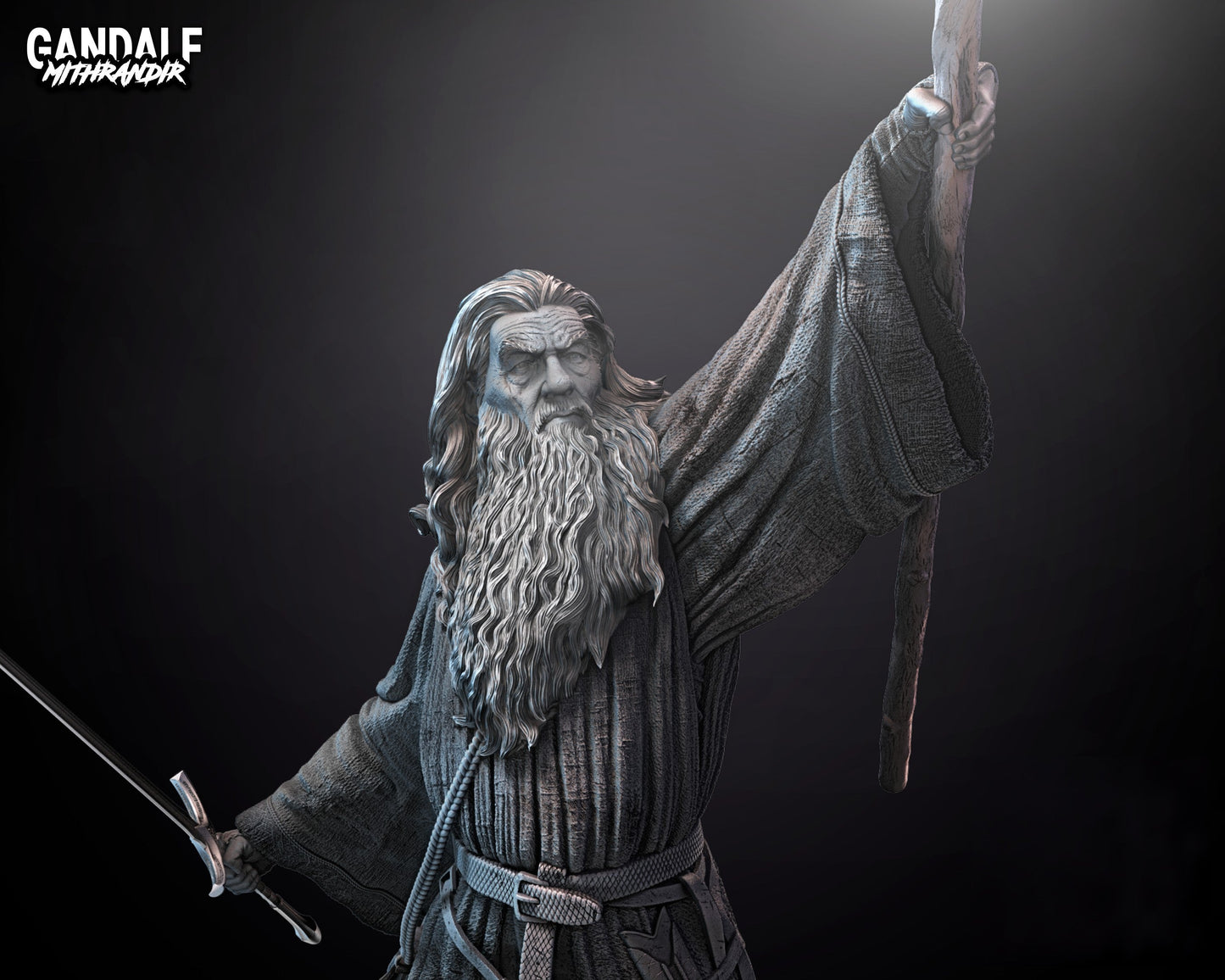 Gandalf - The Lord of the Rings - STL 3D Print Files