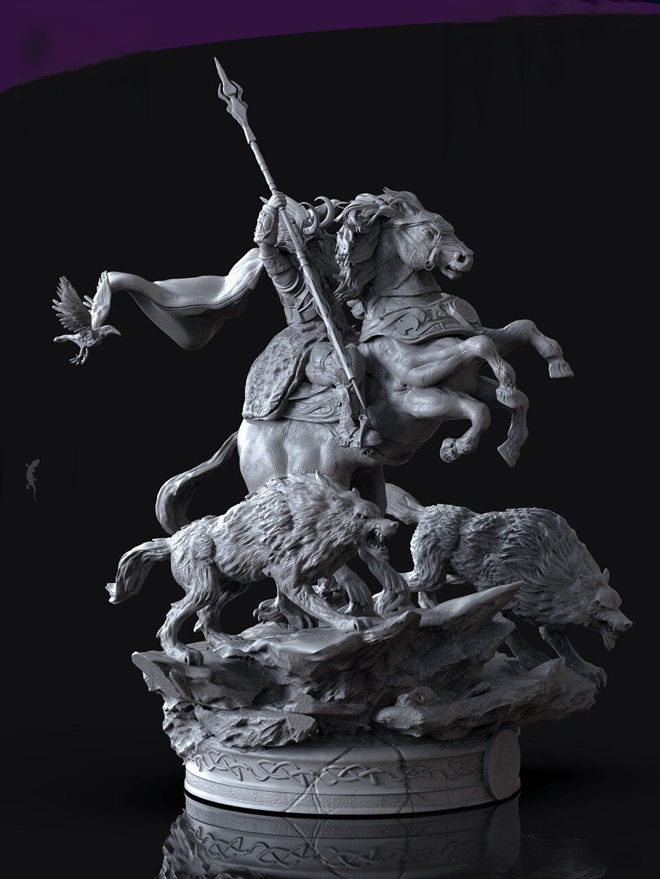 Odin and Sleipnir  - STL 3D Print Files