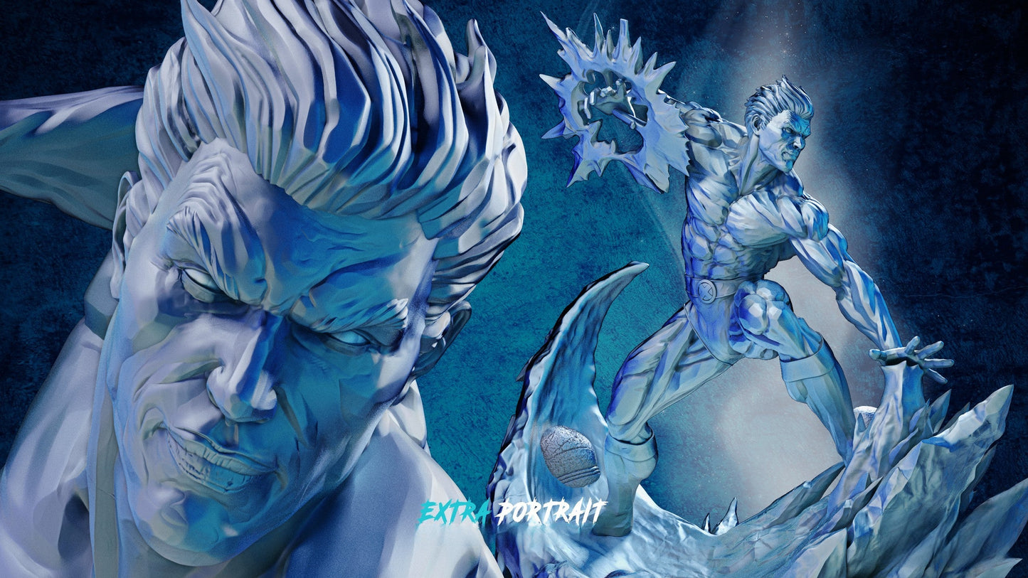 Iceman - X-men - STL 3D Print Files