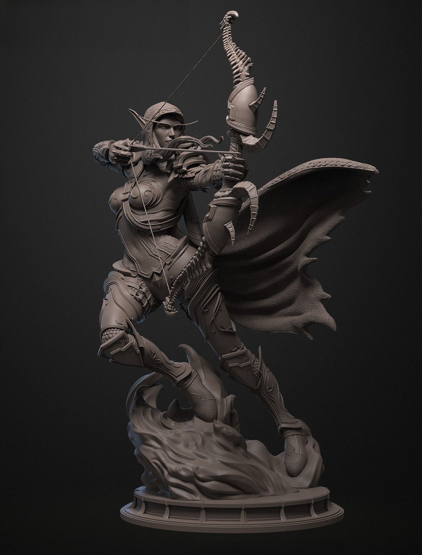 Sylvanas Windrunner - World of Warcraft - STL 3D Print Files