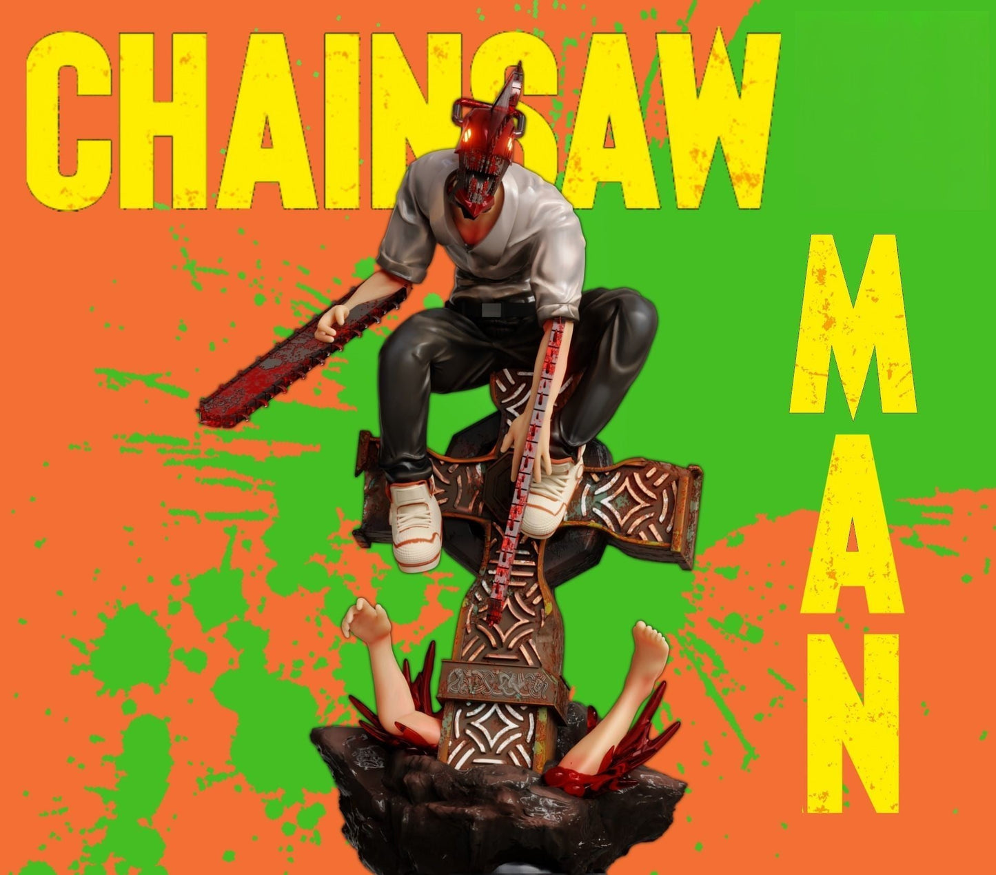 1840 Denji - Chainsaw Man - STL 3D Print Files