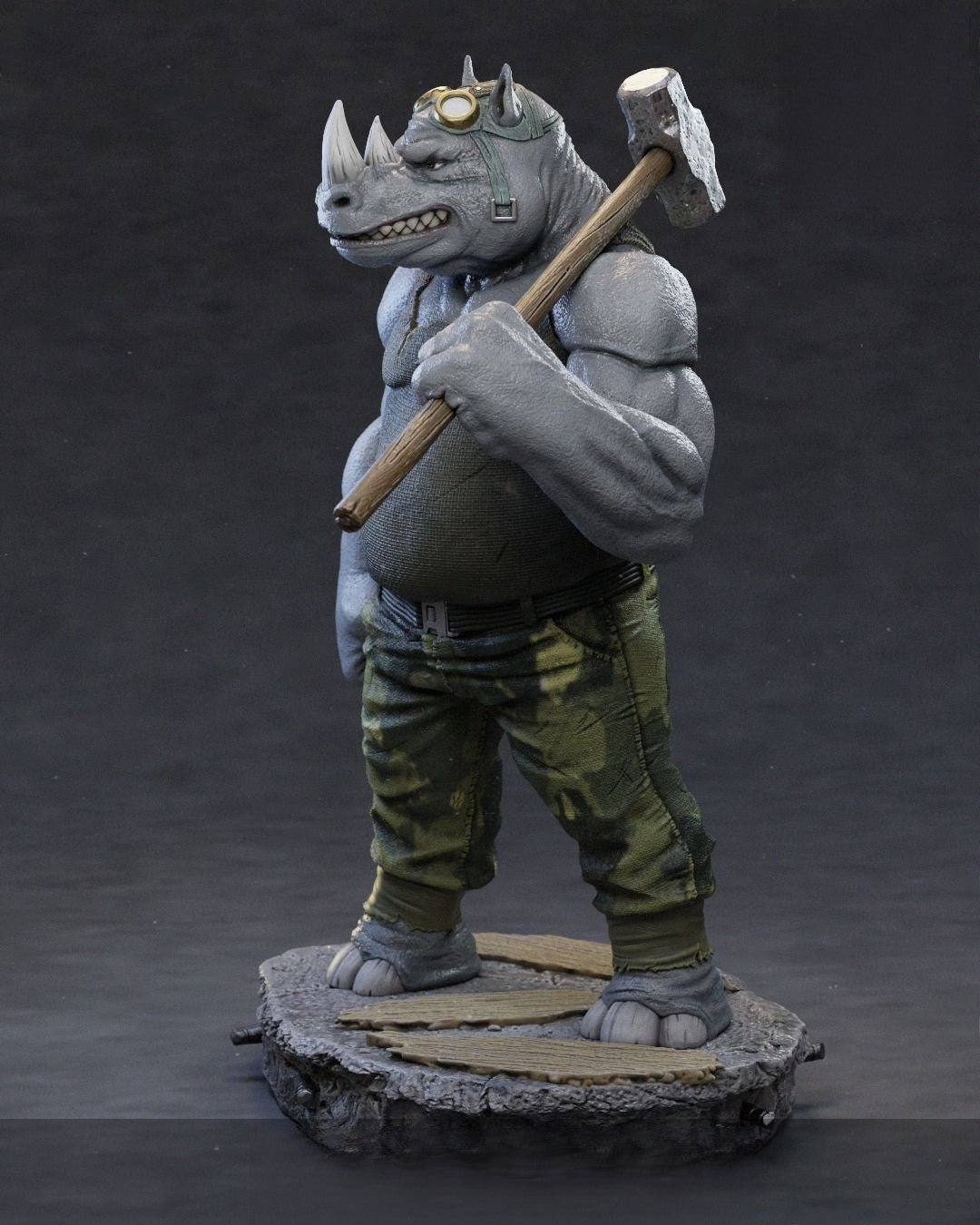 Rocksteady - TMNT - STL 3D Print Files