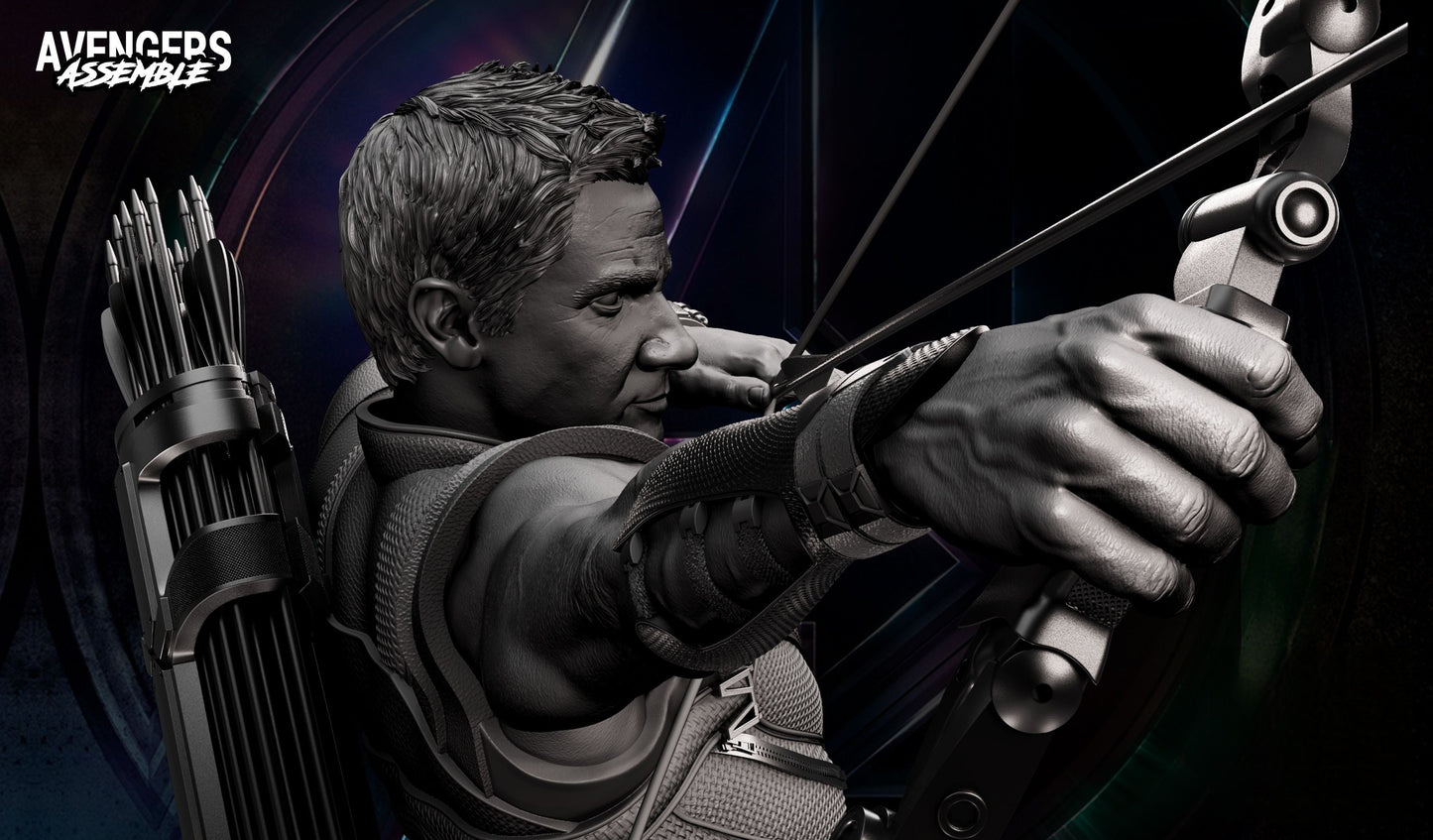 Hawkeye Avengers 2012 - STL 3D Print Files