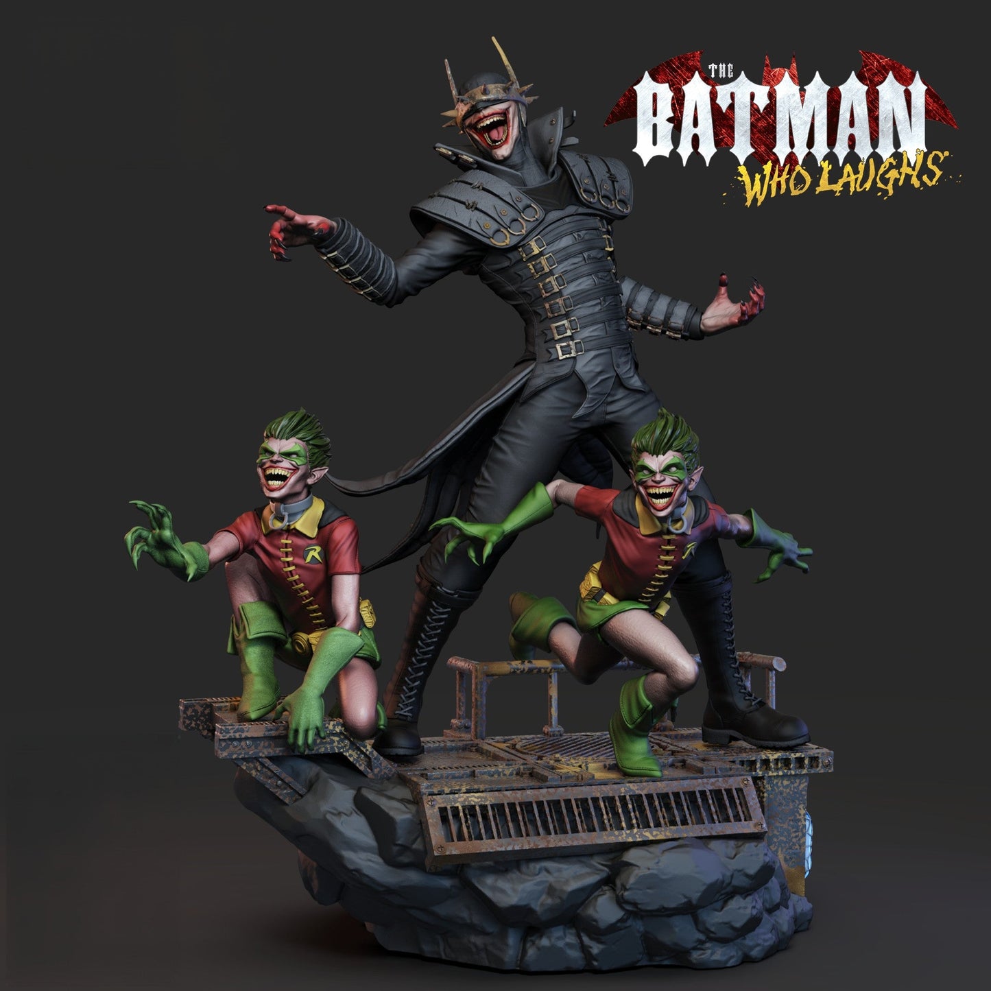 1385 Batman Who Laughs - Bruce Wayne - STL 3D Print Files