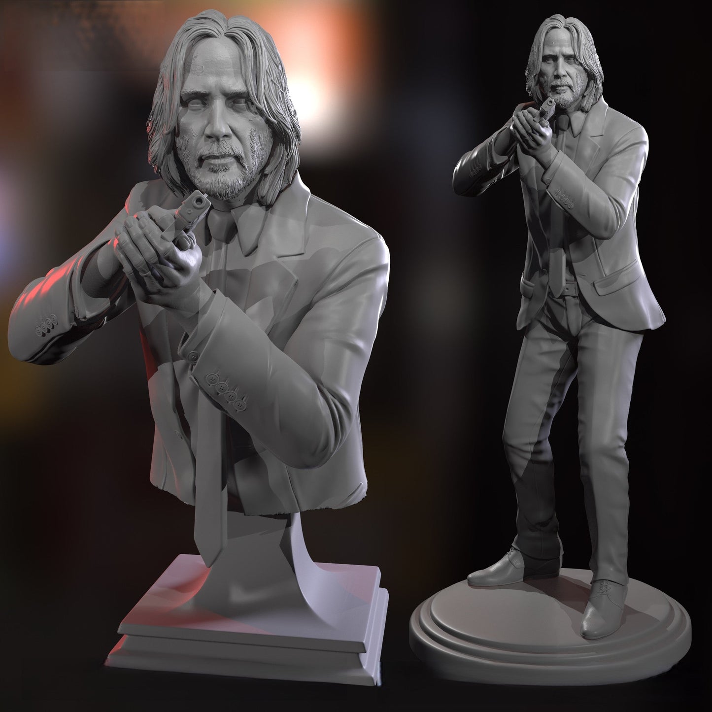 1348 John Wick  - STL 3D Print Files