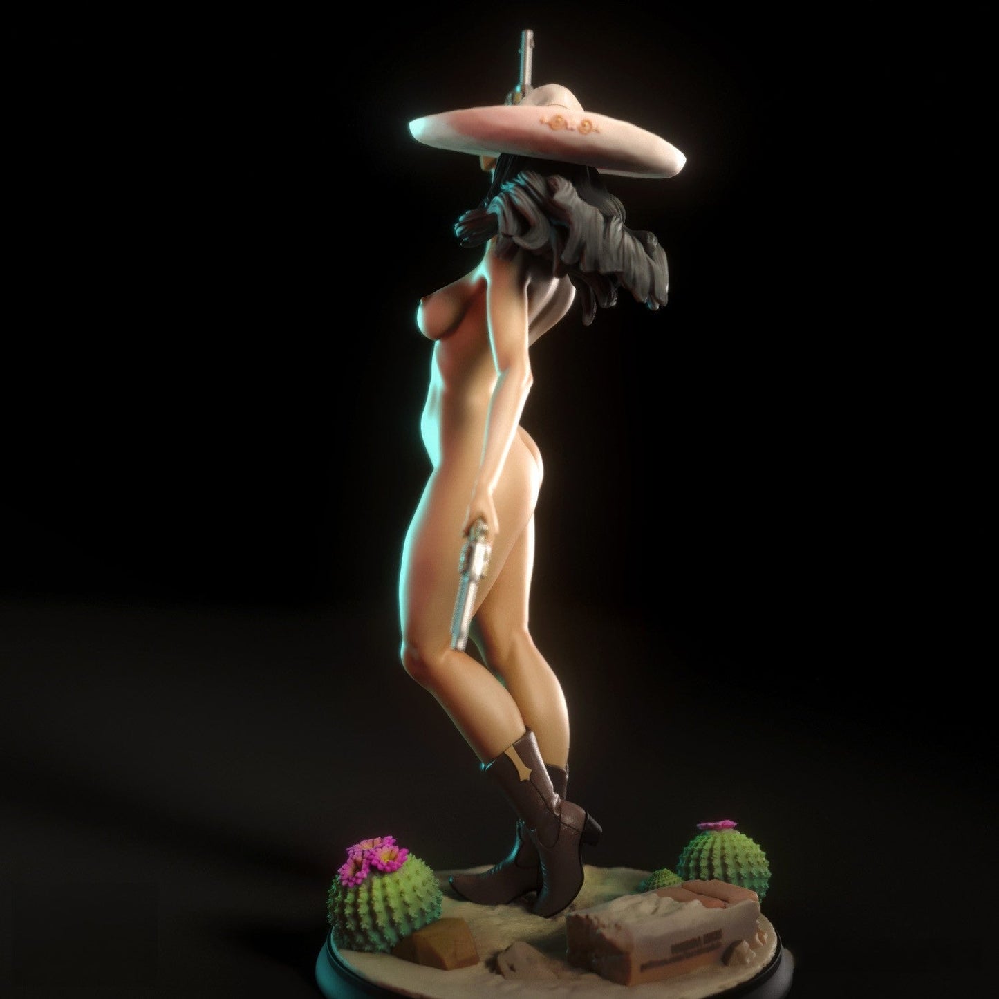 Daniela NSFW - Mexican Gunslinger - STL 3D Print Files