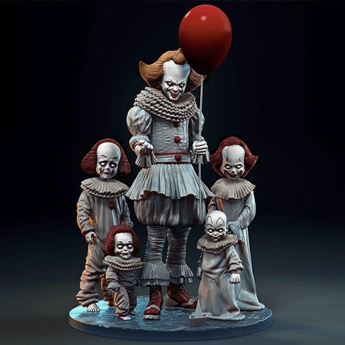 Pennywise Diorama - IT - STL 3D Print Files