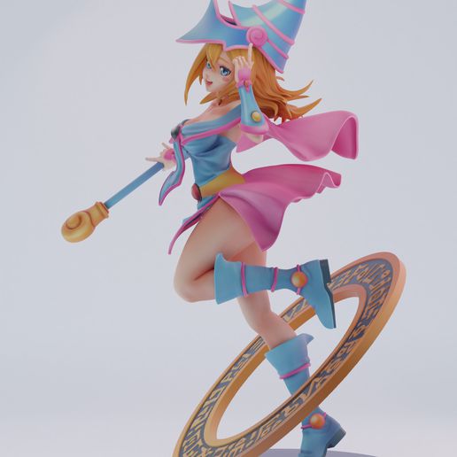 Dark Magician Girl - Yu-Gi-Oh! - STL 3D Print Files