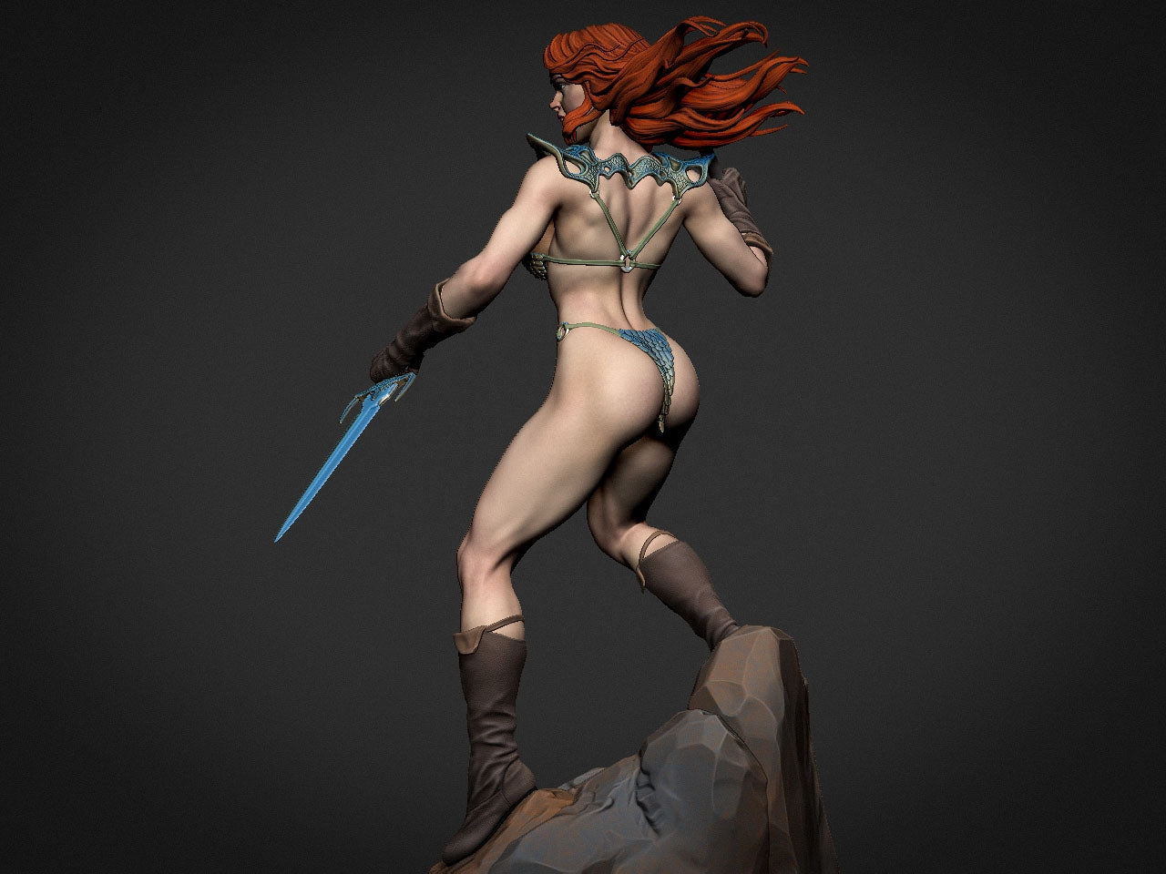 1396 Red Sonja NSFW - Marvel Comics - STL 3D Print Files