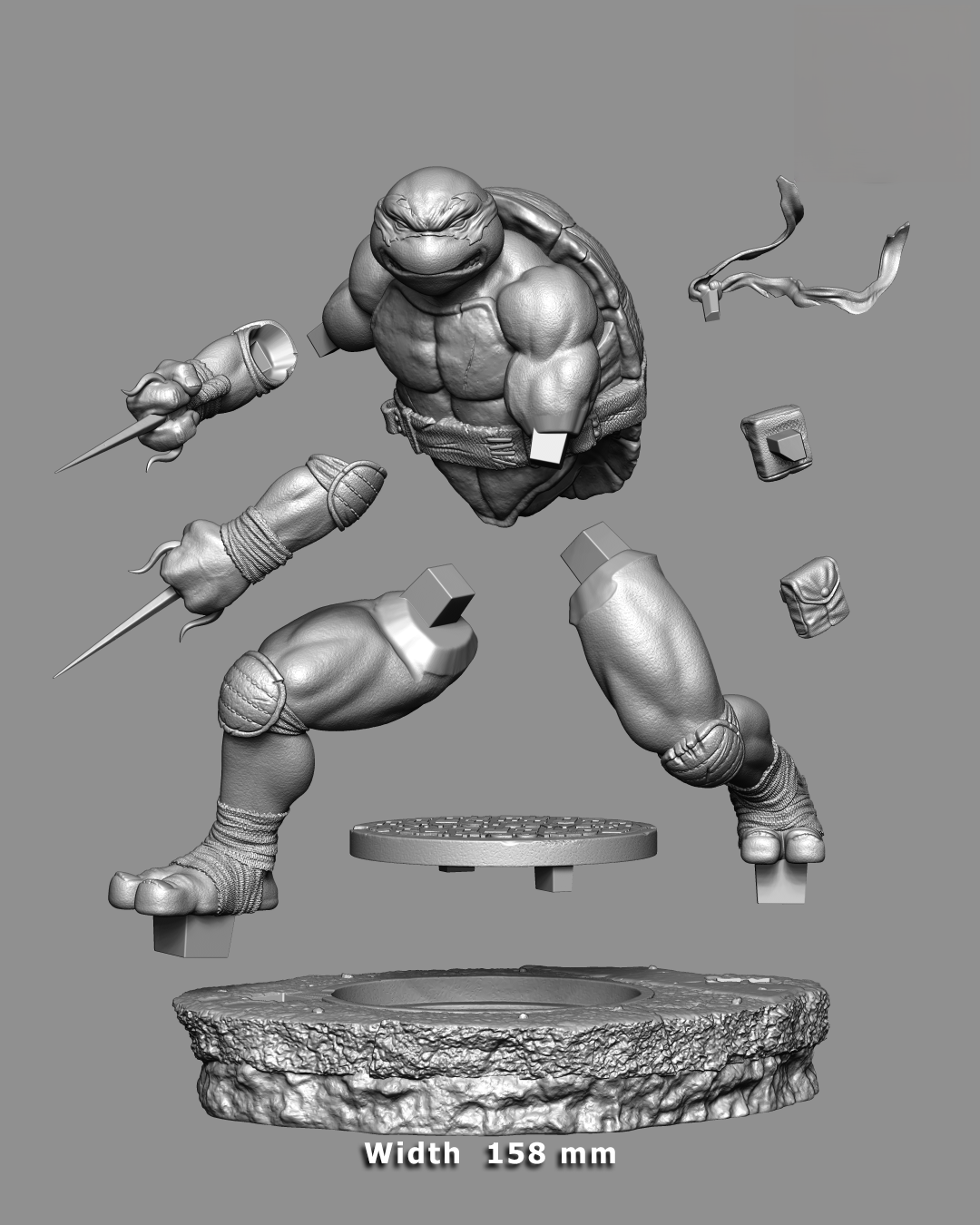 Raphael - TMNT - STL 3D Print Files