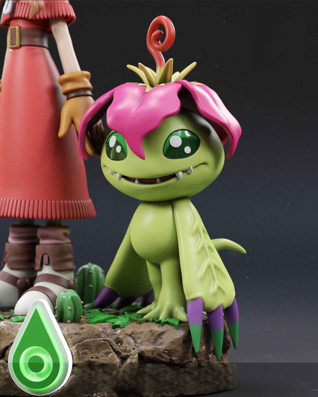 Mimi and Palmon - Digimon - STL 3D Print Files