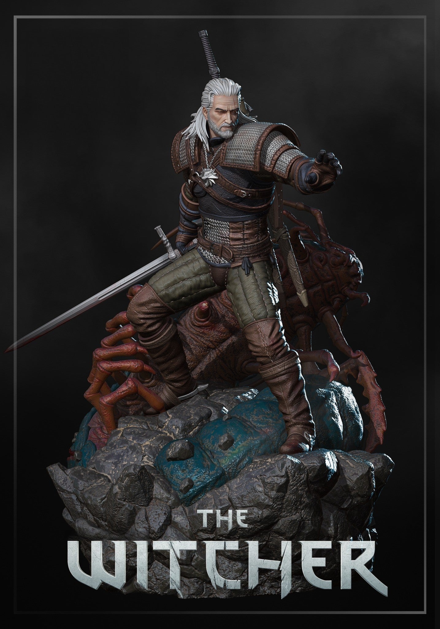 1581 Geralt - The Witcher - STL 3D Print Files