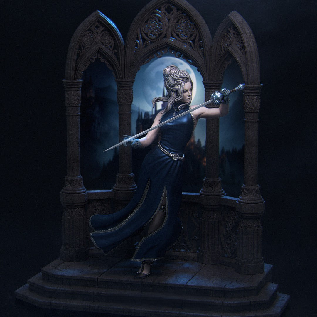 Luna - The Moonlight Fencer - STL 3D Print Files