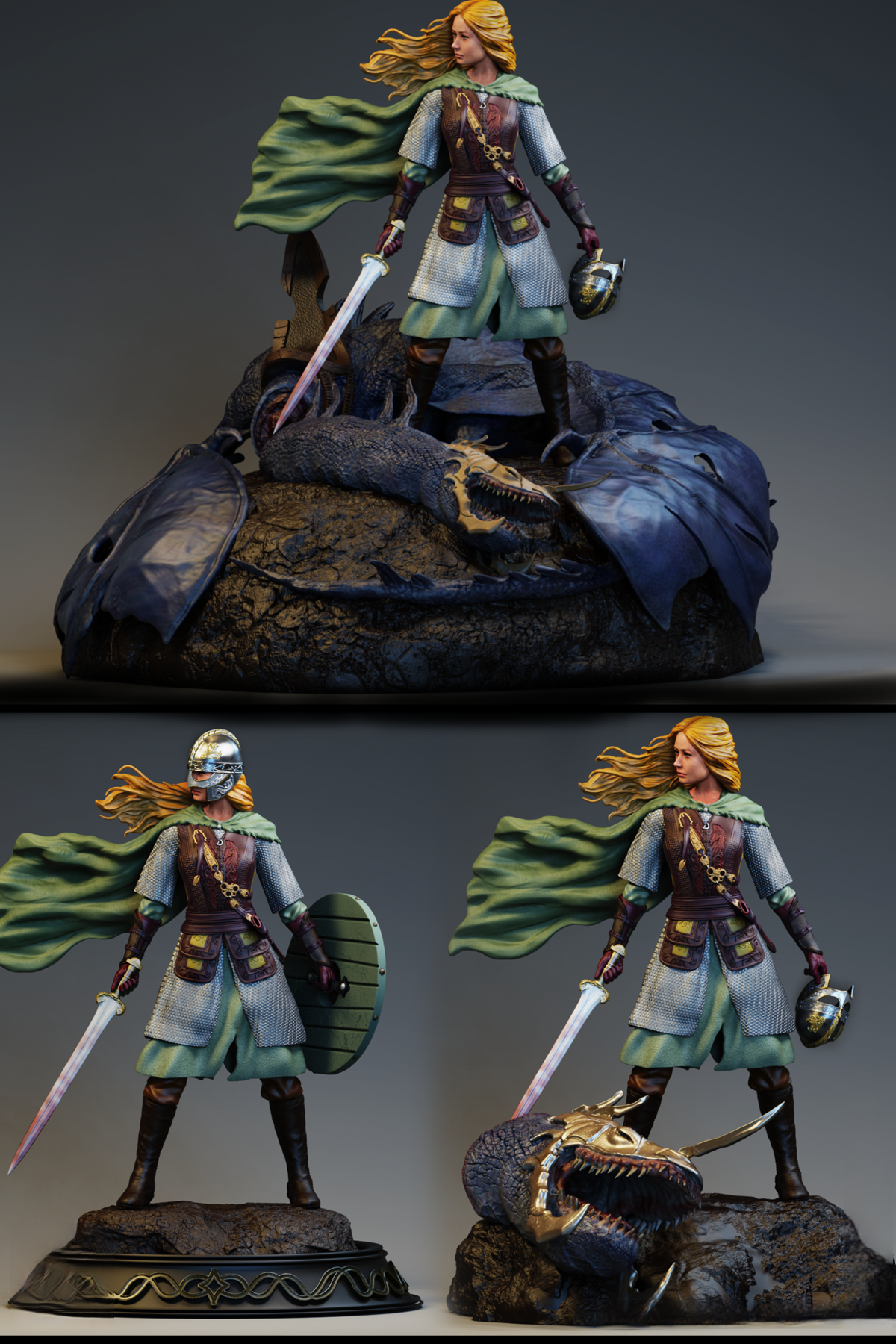 Eowyn - Lord Of The Rings - STL 3D Print Files