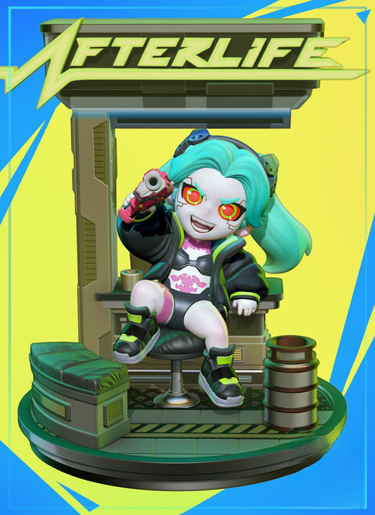 Chibi Rebecca - Cyberpunk Edgerunners - STL 3D Print Files