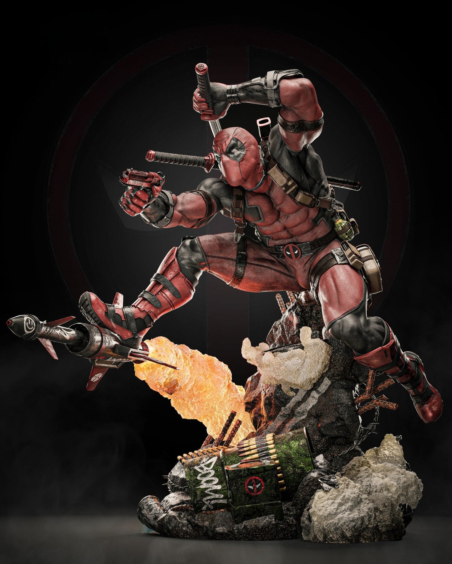 Deadpool - Marvel Comics - STL 3D Print Files