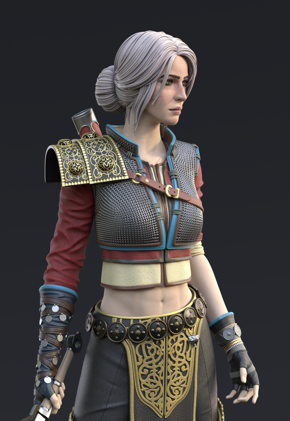 Ciri - The Witcher 3 - STL 3D Print Files