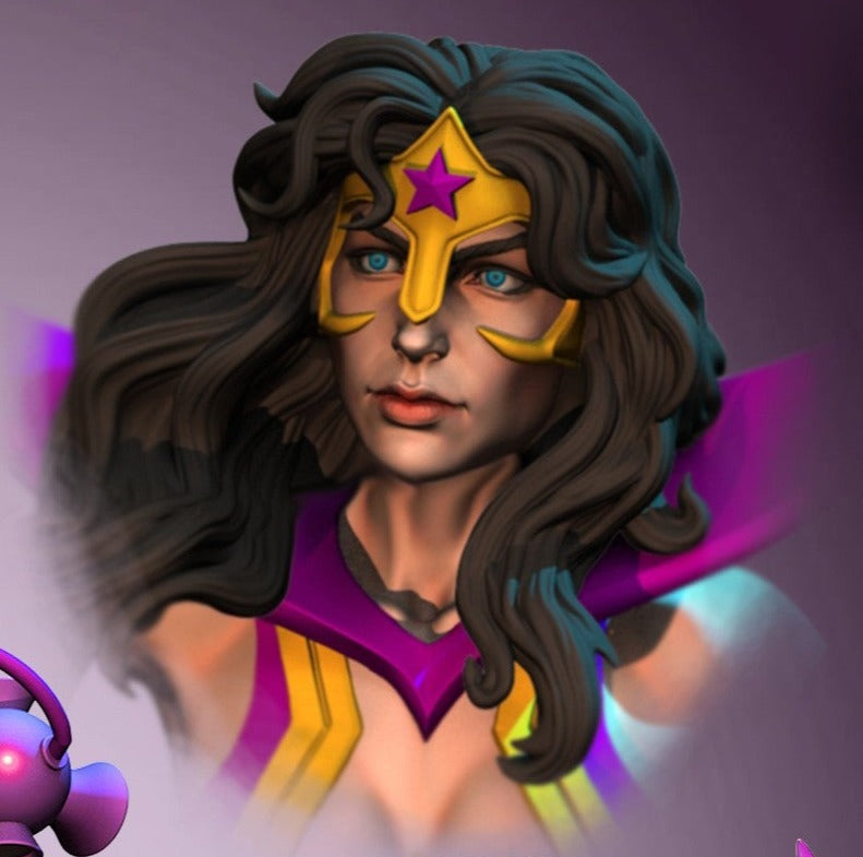 Star Sapphire Wonder Woman - DC Comics - STL 3D Print Files