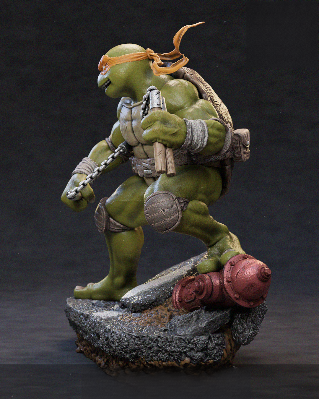 1286 Michelangelo - TMNT - STL 3D Print Files